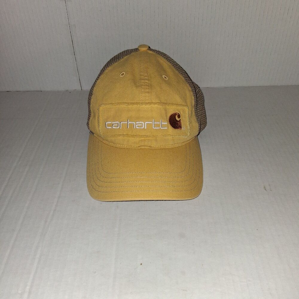Carhartt Women's Graphic Hat Mesh Back Adjustable Mustard